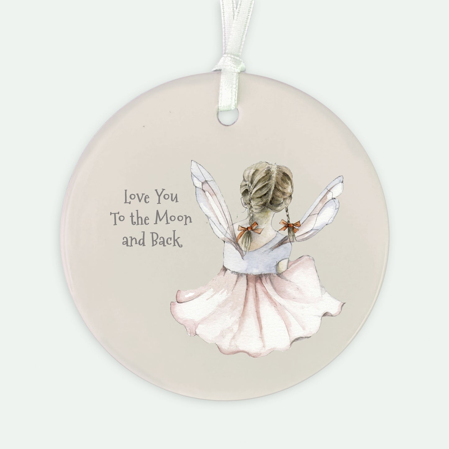 A6 Greeting Card with Ceramic Keepsake - Fairy