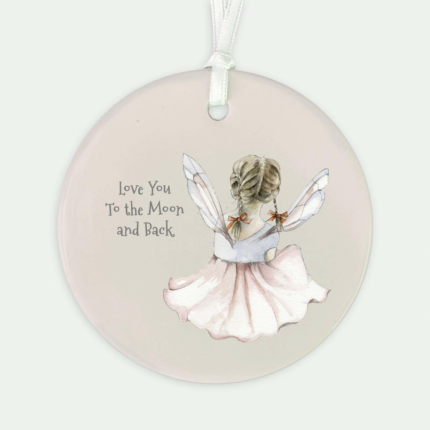 Hanging Ceramic Decoration - Fairy Decor Crumble and Core   