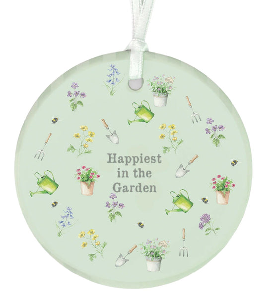 A6 Greeting Card with Ceramic Keepsake - Happiest in the Garden Greeting & Note Cards Crumble and Core   