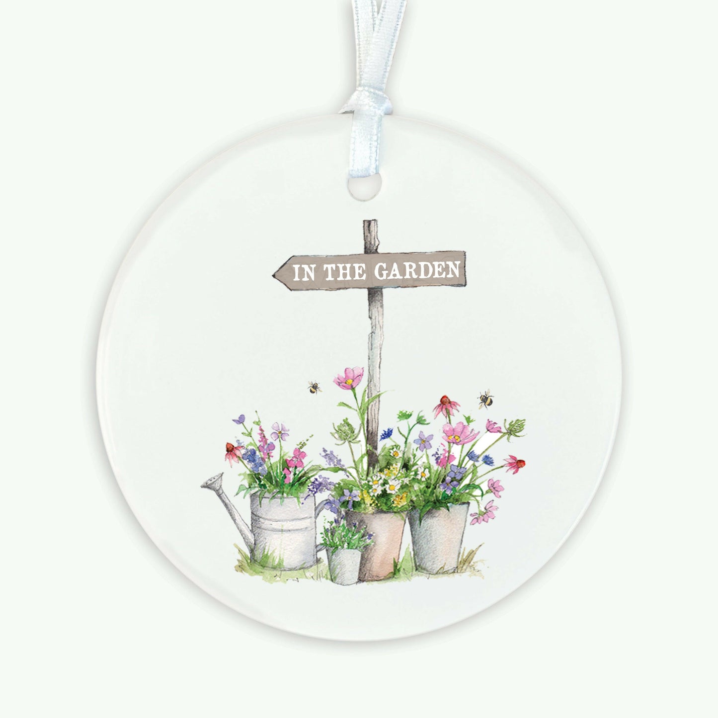 A6 Greeting Card with Ceramic Keepsake - Garden Sign Greeting & Note Cards Crumble and Core   