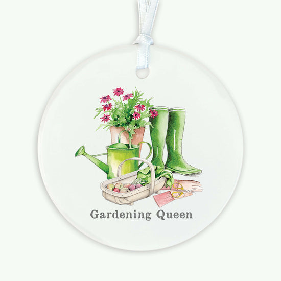 A6 Greeting Card with Ceramic Keepsake - Gardening Queen Greeting & Note Cards Crumble and Core   