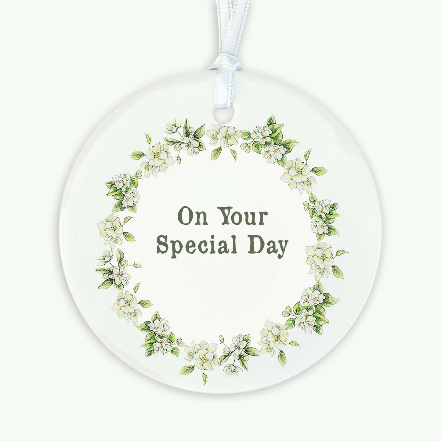 A6 Greeting Card with Ceramic Keepsake - Special Day Wreath Greeting & Note Cards Crumble and Core   