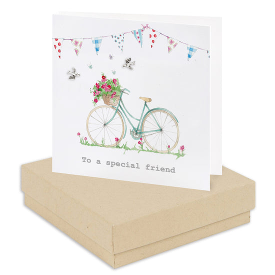 Sterling Silver Stud Earrings - Thoughtful Gift for Cyclists - Elegant Boxed Presentation