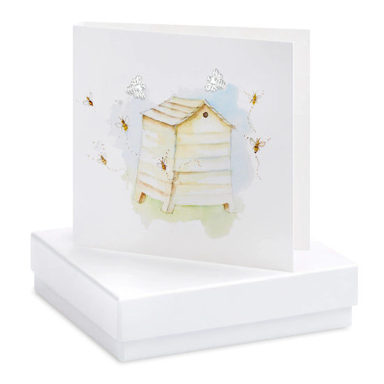 Silver Stud Earrings - Handcrafted Gift Boxed for Her - Crumble and Core