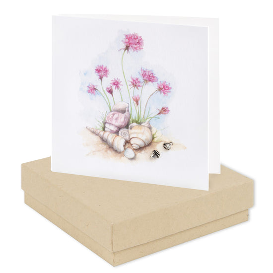 Load image into Gallery viewer, Sterling Silver Shell Stud Earrings - Beautifully Boxed Card for Gifting
