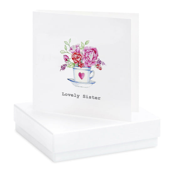 Sterling Silver Stud Earrings - Adorable Gift for Sisters - Crumble and Core