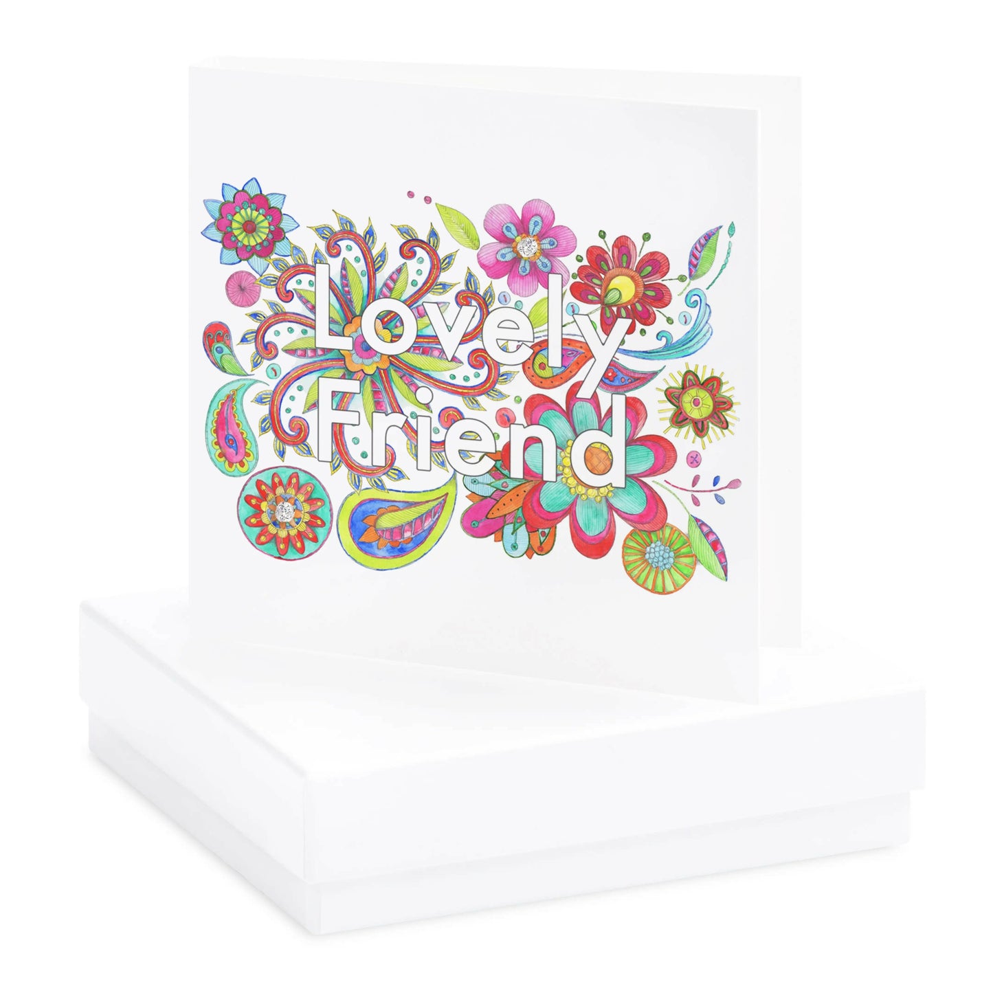 Boxed Boho Lovely Friend Earring Card Earrings Crumble and Core   