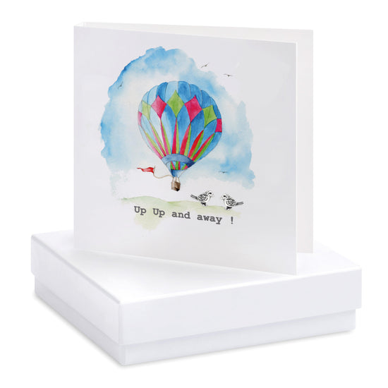 Sterling Silver Bird Stud Earrings with Good Luck Card - Thoughtful Leaving Gift - Crumble and Core