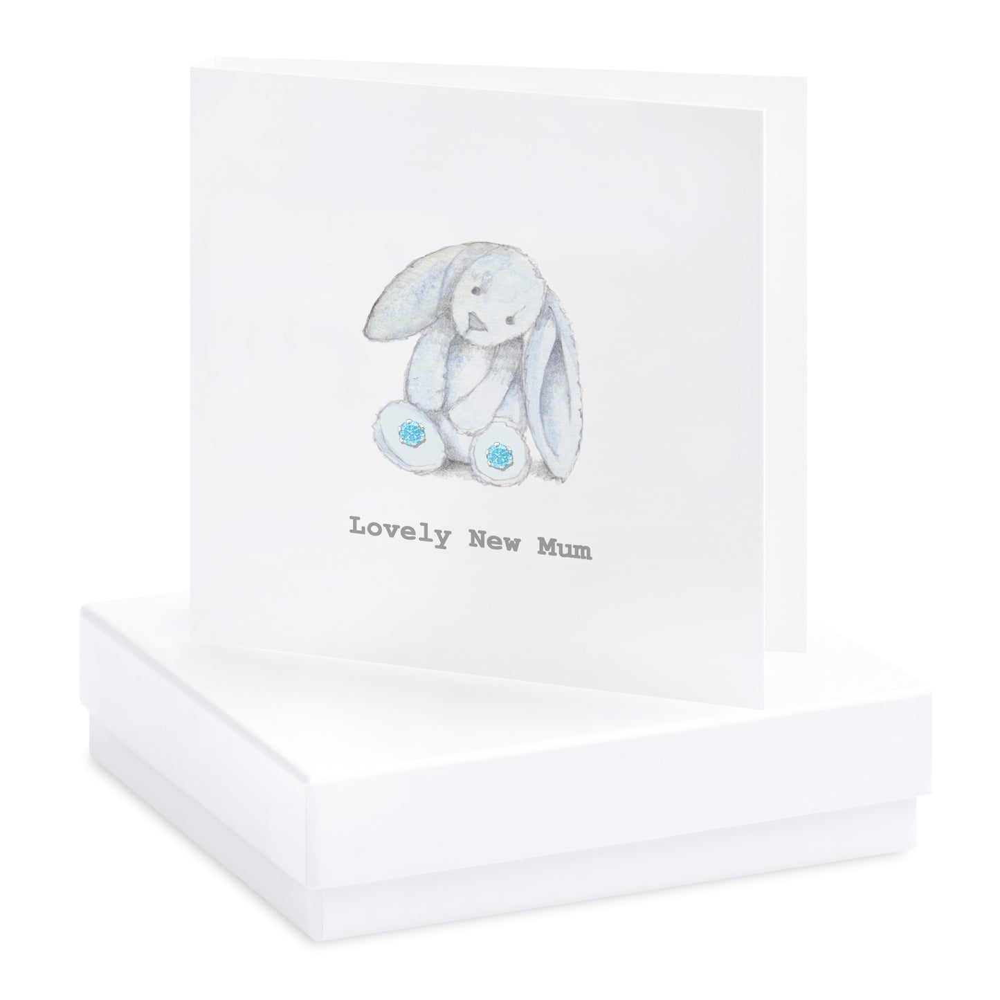 Sterling Silver Stud Earrings – Classic 925 Silver Studs in Gift Box for New Mum