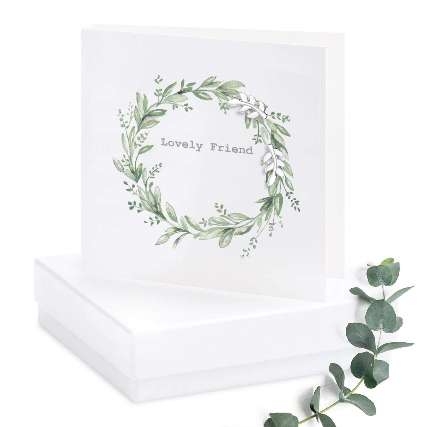 Sterling Silver Stud Earrings Gift Set - Beautifully Boxed on Card and Gift for Friends