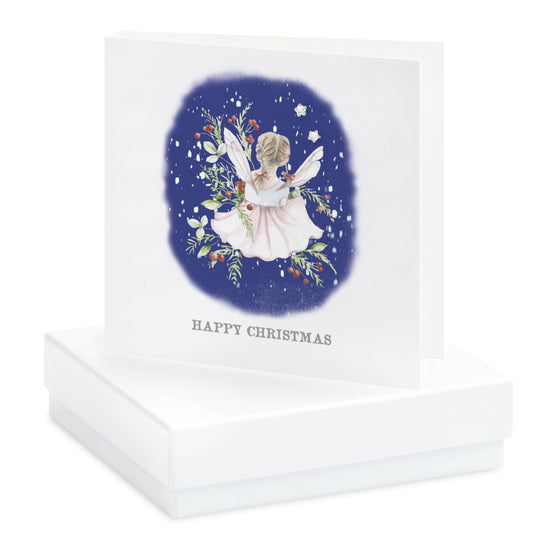 Christmas Berry Fairy Boxed Sterling Silver Jewellery Earring Card Earrings Crumble and Core   