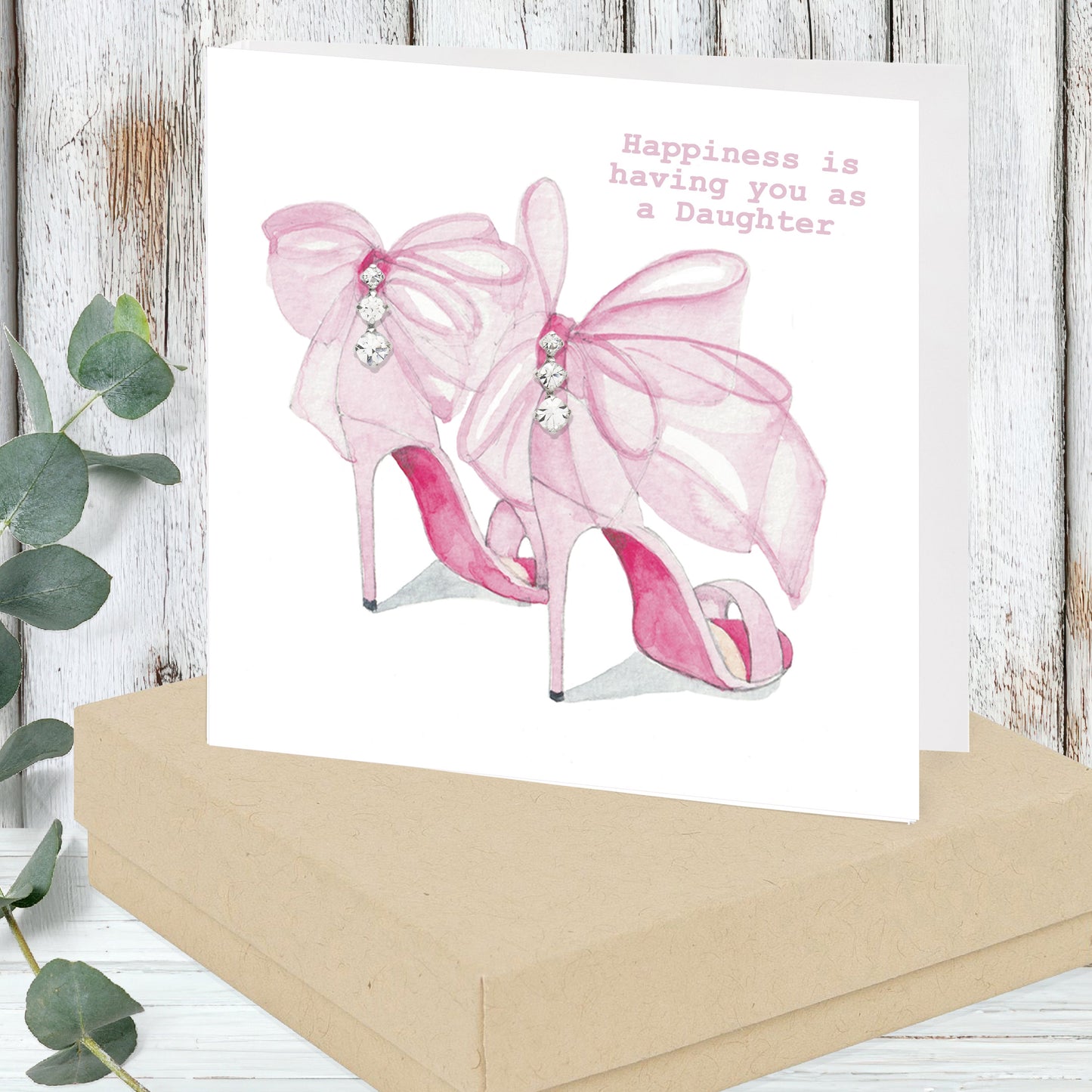 Sterling Silver Pink Bow Shoe Stud Earrings for Daughters - Gift Box Included