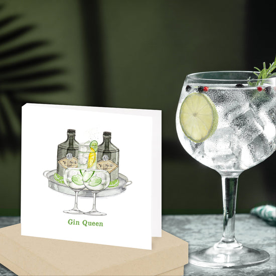Sterling Silver Stud Earrings - Hand Finished Gift for Gin Lovers and Gin Queens