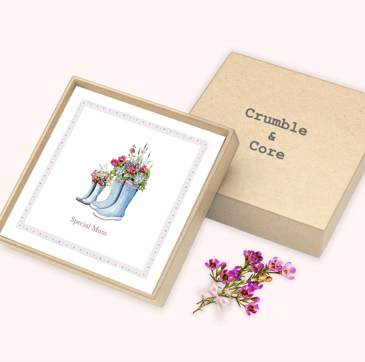 Sterling Silver Flower Stud Earrings for Mum  Elegant Gift Box Included