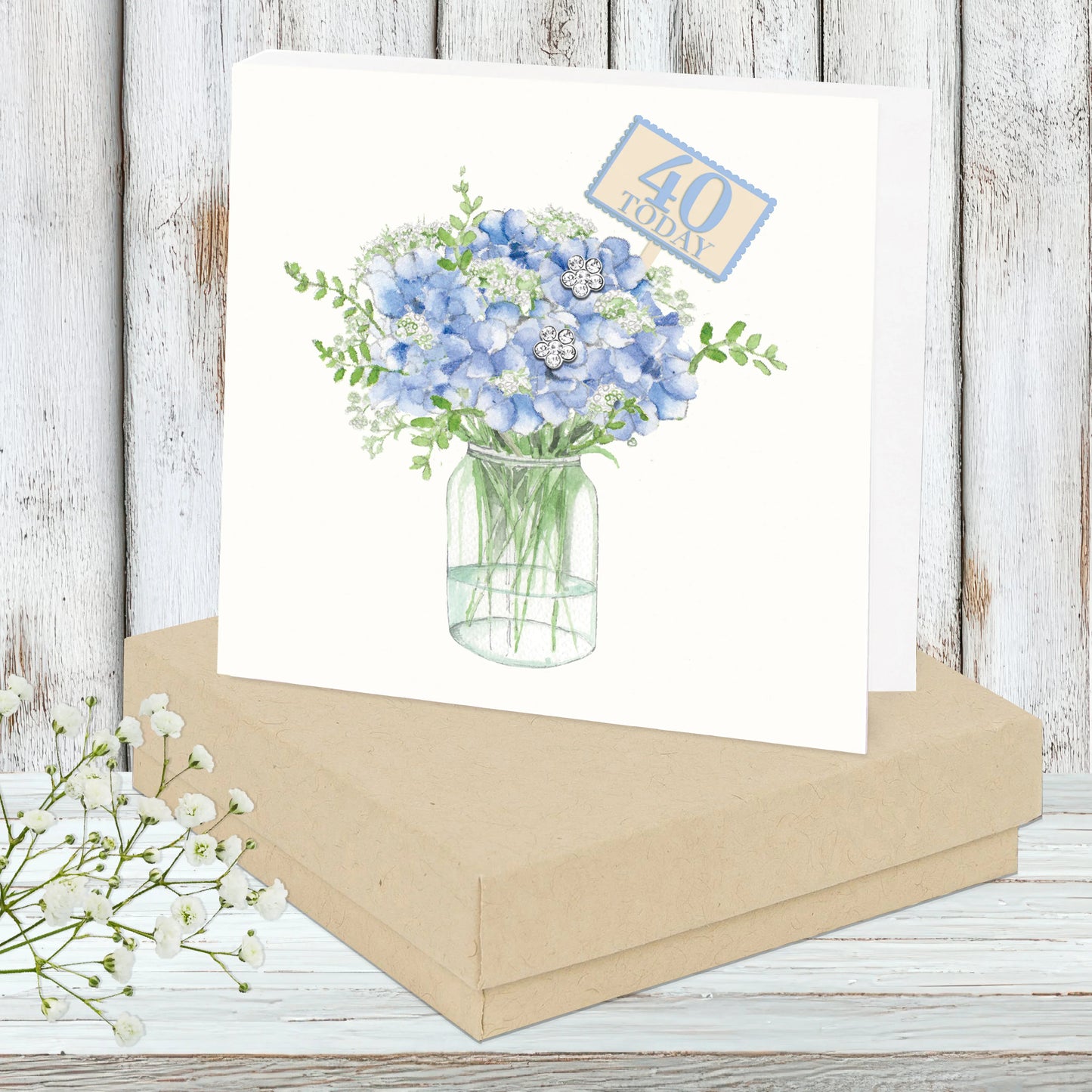 Sterling Silver Studs -  Flower Earrings – Hand Finished Studs with Gift Box Set