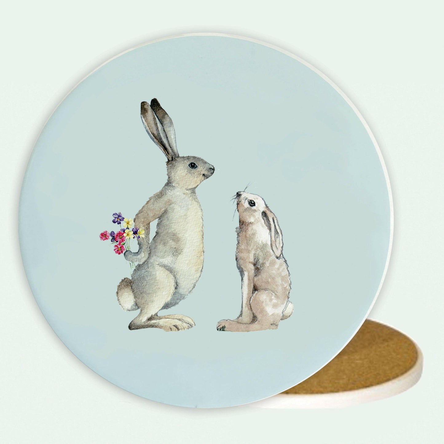 Ceramic Coaster - Hare Coasters Crumble and Core   