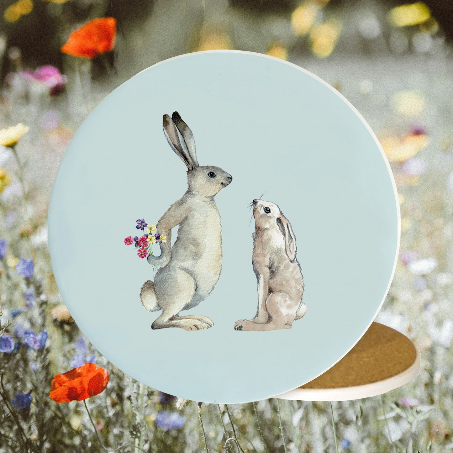 Ceramic Coaster - Hare