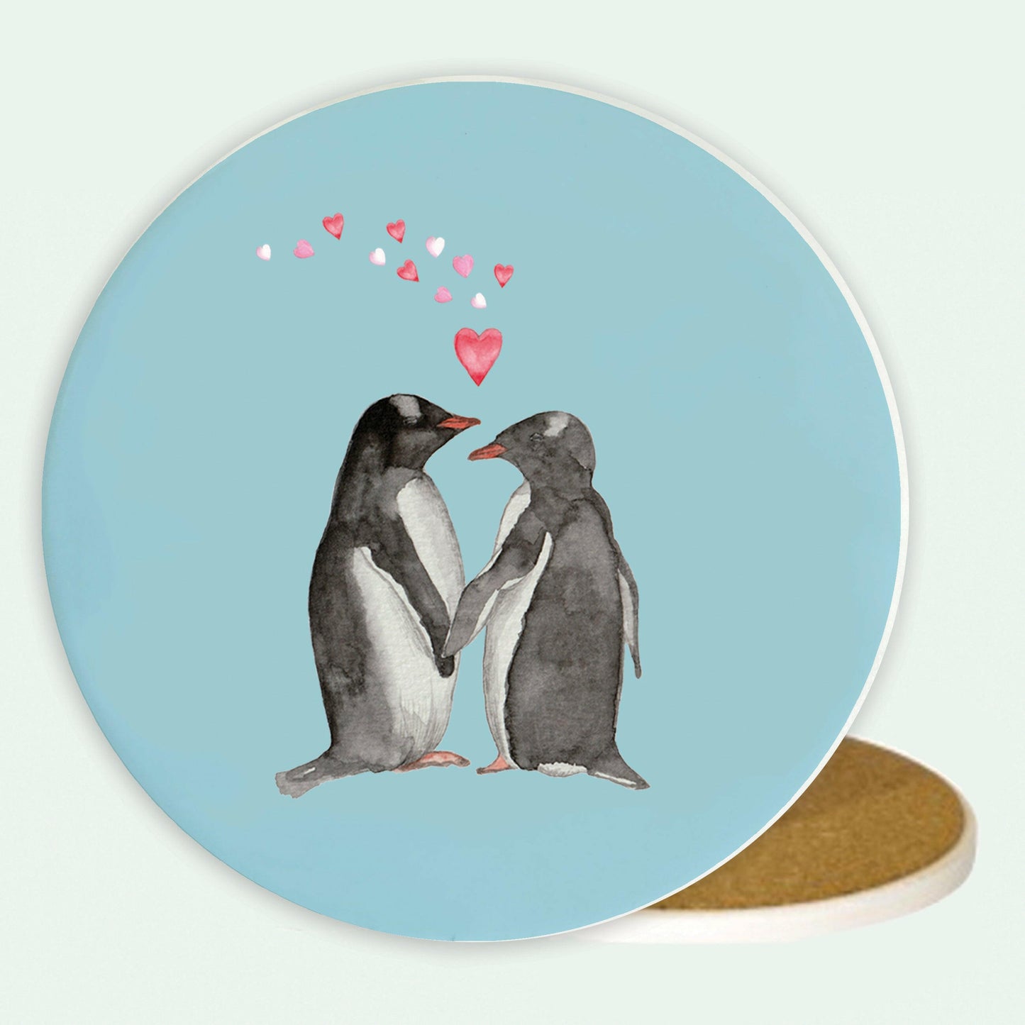 Ceramic Coaster - Penguins Coasters Crumble and Core   