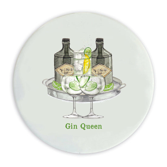 Ceramic Coaster - Gin Queen Coasters Crumble and Core   