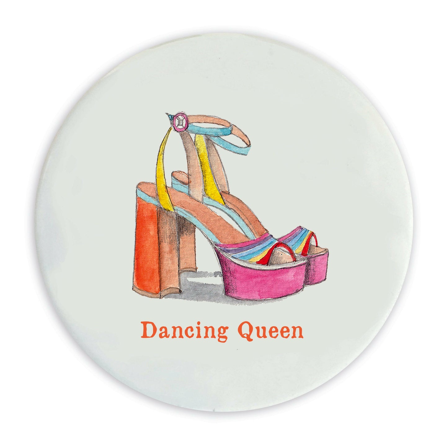 Ceramic Coaster - Dancing Queen Coasters Crumble and Core   