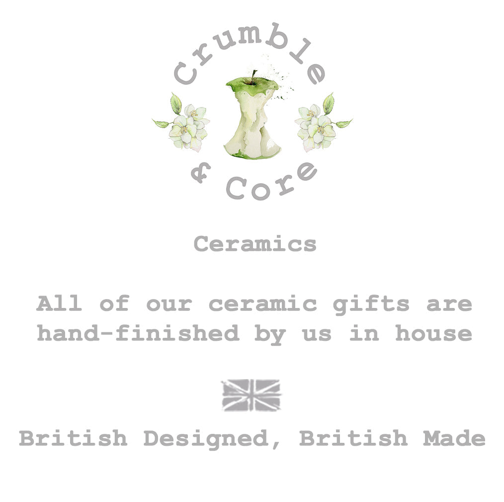Hand Finished Ceramic Framed Tile Print - Flowers & Wellies Design - Home Decor - Gifts for Her