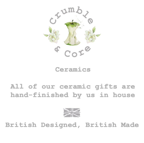 Hand Finished Ceramic Framed Tile Print - Flowers & Wellies Design - Home Decor - Gifts for Her