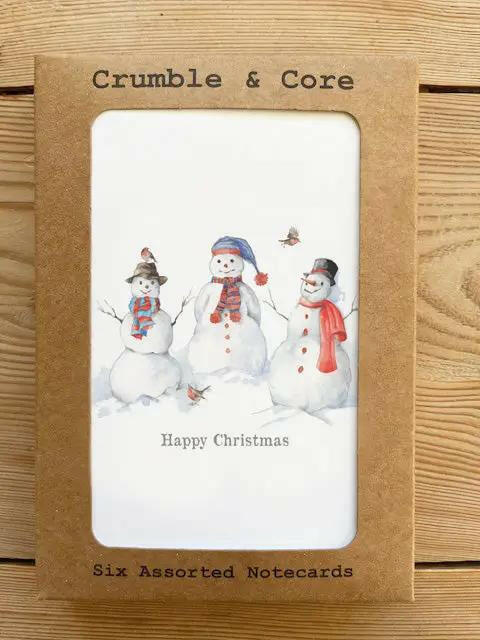 Boxed Christmas Pack 2 of Assorted A6 Cards Greeting & Note Cards Crumble and Core   