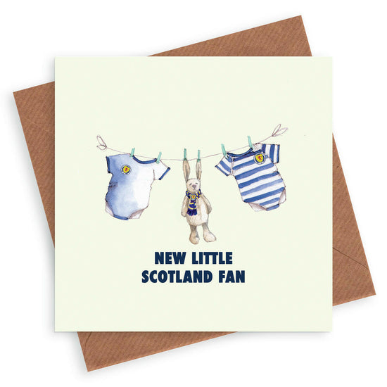 Scotland Football Baby Boy Greeting Card Greeting & Note Cards Crumble and Core   