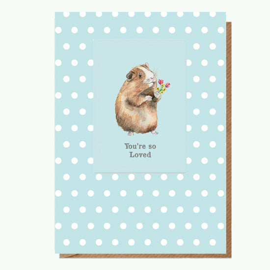 A6 Greeting Card with Magnet - Hedgehog Lovely Friend Greeting & Note Cards Crumble and Core   