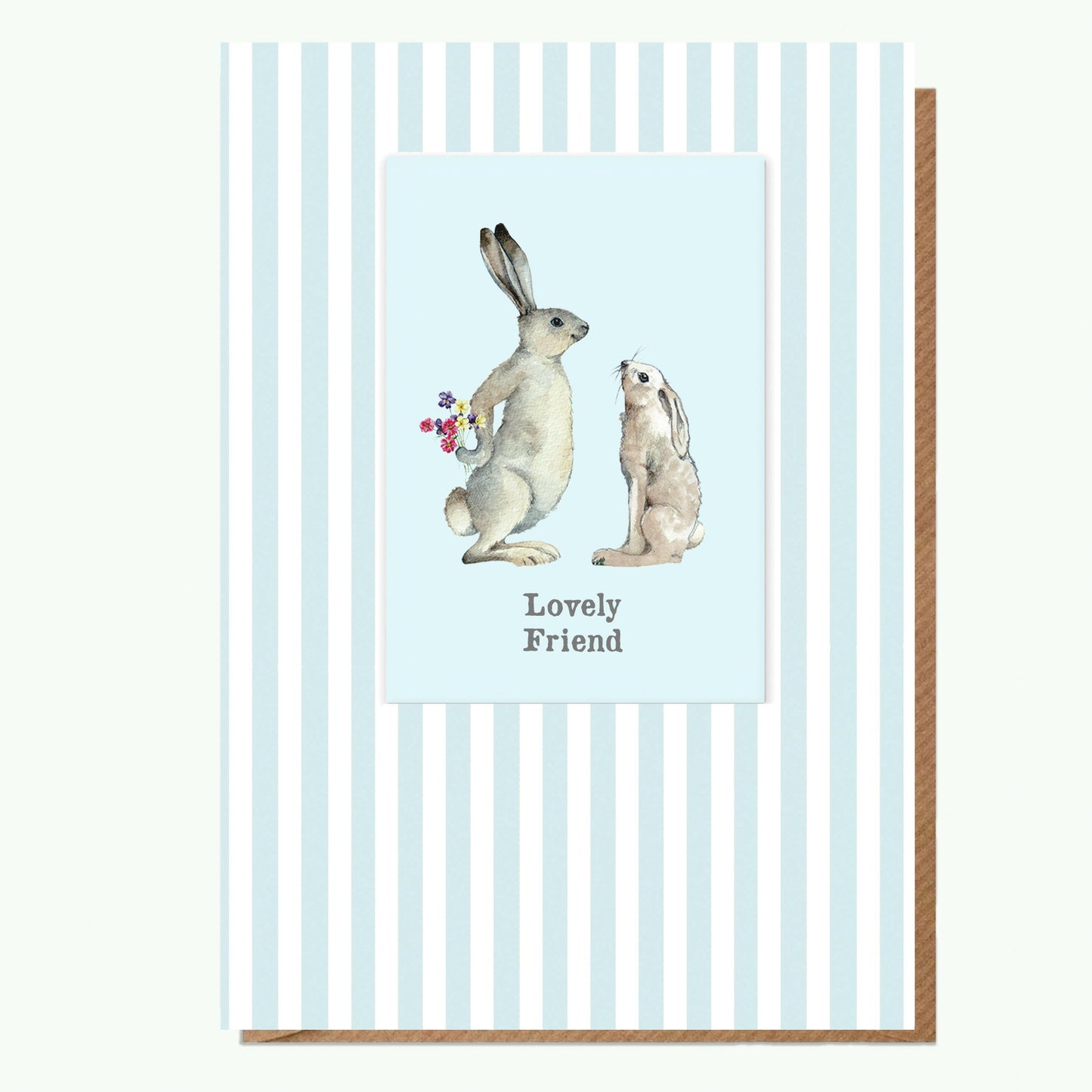 A6 Greeting Card with Magnet - Hedgehog Lovely Friend Greeting & Note Cards Crumble and Core   