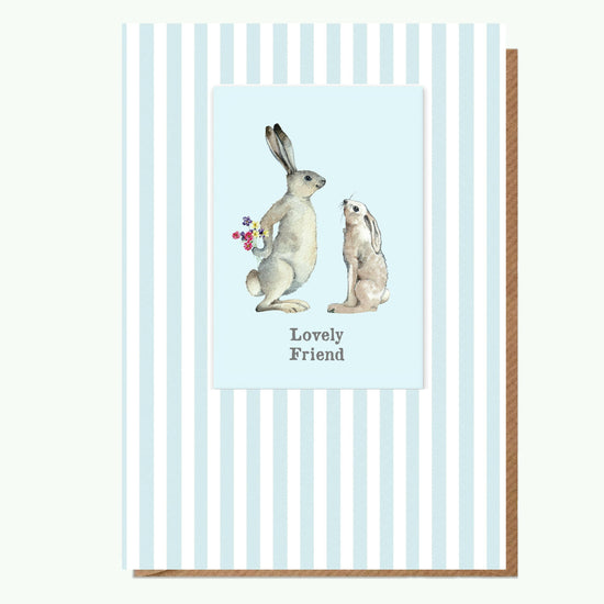 A6 Greeting Card with Magnet - Hedgehog Lovely Friend Greeting & Note Cards Crumble and Core   