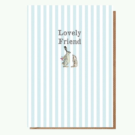 A6 Greeting Card with Magnet - Hedgehog Lovely Friend Greeting & Note Cards Crumble and Core   