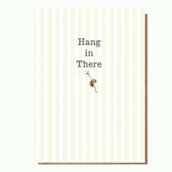 A6 Greeting Card with Magnet - Mouse Hang In There Greeting & Note Cards Crumble and Core   