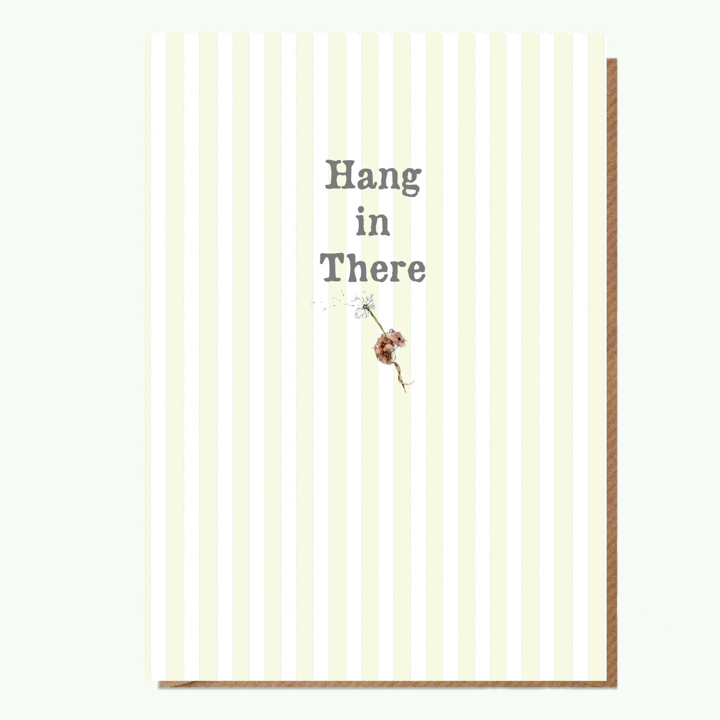 A6 Greeting Card with Magnet - Mouse Hang In There Greeting & Note Cards Crumble and Core   