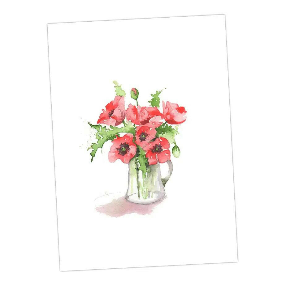 Boxed 'Floral' pack of assorted A6 cards Greeting & Note Cards Crumble and Core   