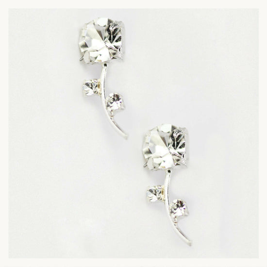 Sterling Silver Christmas Present Earrings Card and Gift Box