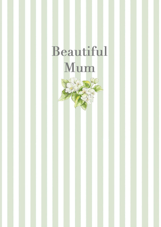 A6 Greeting Card with Ceramic Keepsake - Blossom Pink Beautiful Mum Greeting & Note Cards Crumble and Core   