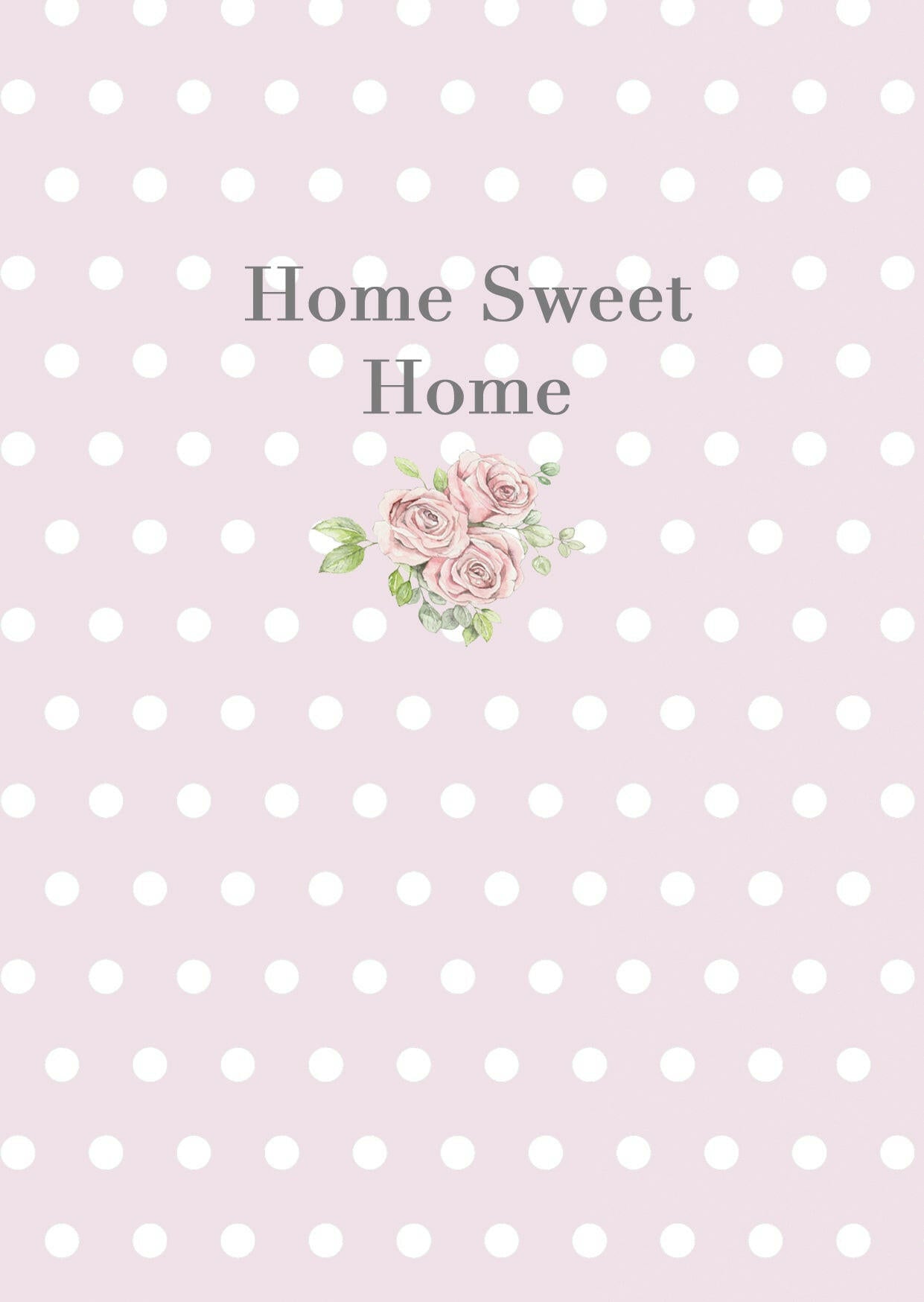 A6 Greeting Card with Ceramic Keepsake - Rose Cream Home Sweet Home Greeting & Note Cards Crumble and Core   