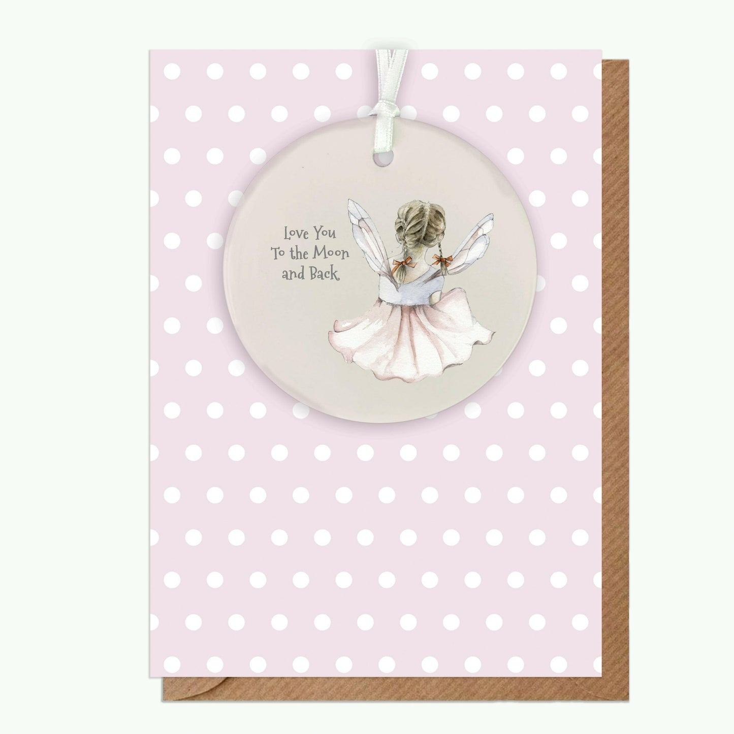 A6 Greeting Card with Ceramic Keepsake - Fairy Greeting & Note Cards Crumble and Core   