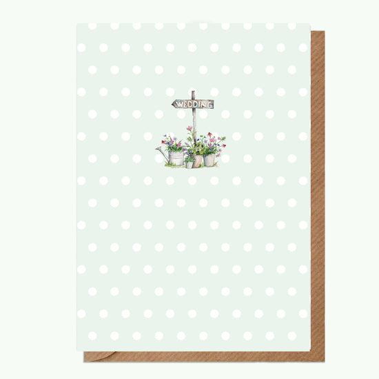 A6 Greeting Card with Ceramic Keepsake - Wedding Sign Greeting & Note Cards Crumble and Core   