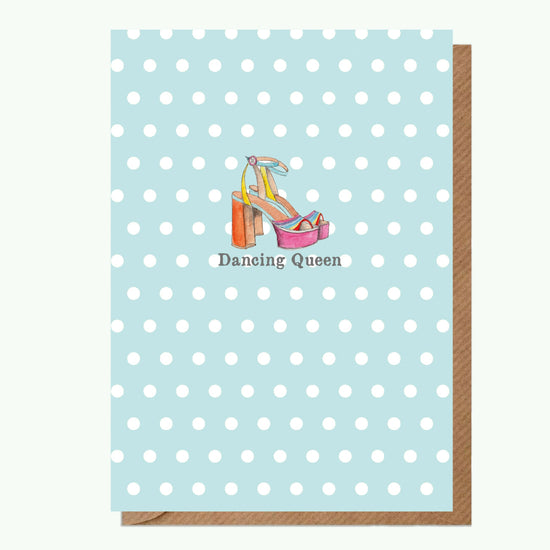 A6 Greeting Card with Ceramic Keepsake - Dancing Queen Greeting & Note Cards Crumble and Core   