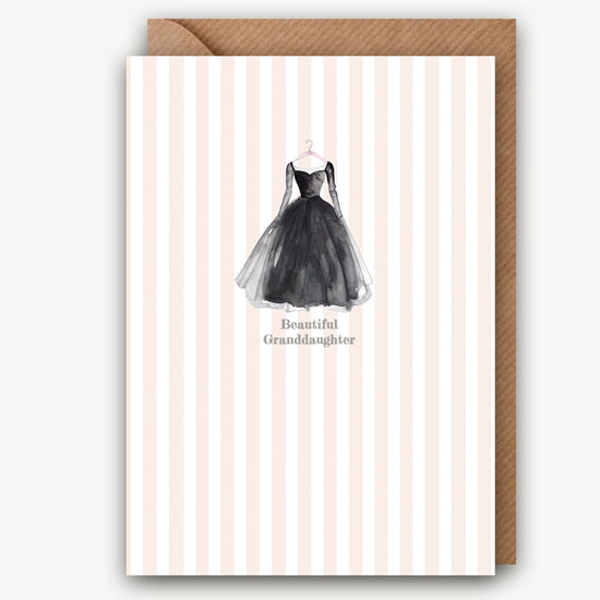 Birthday Card  Keepsake Hanging Ceramic Decoration - Party Dress