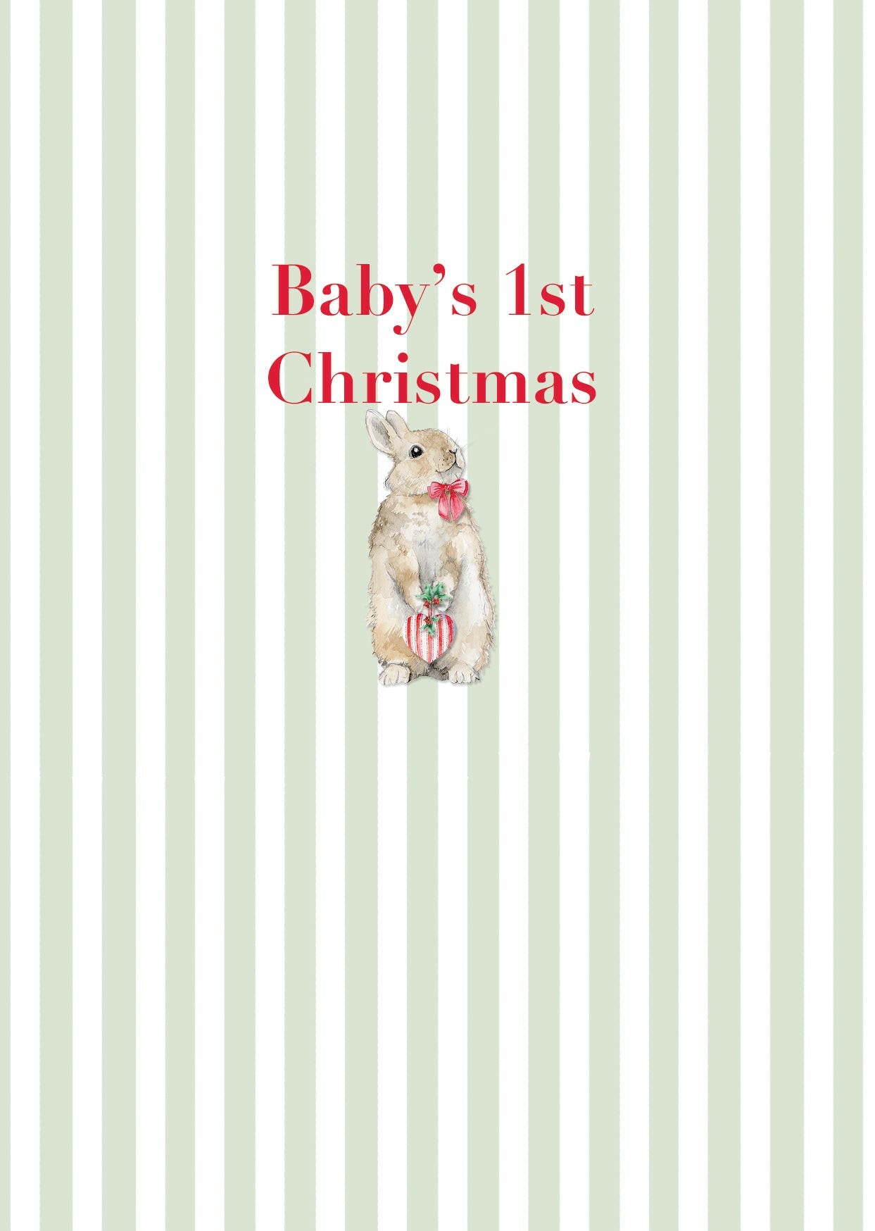 A6 Greeting Card with Ceramic Keepsake - Christmas Babies First Greeting & Note Cards Crumble and Core   