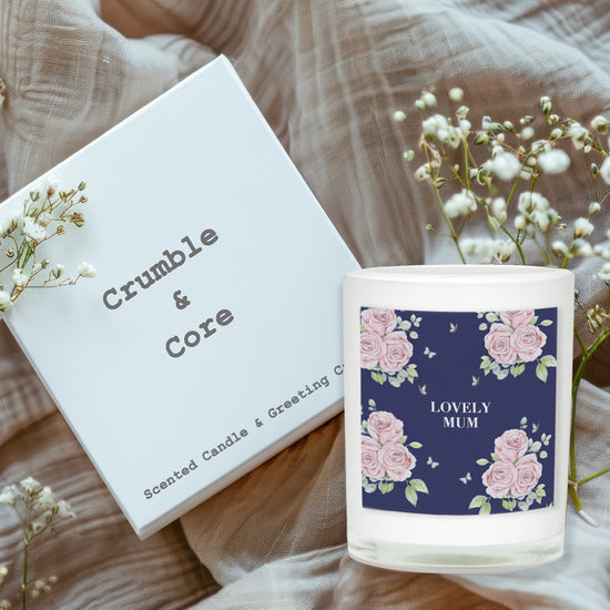 Boxed Candle and Greeting Card A Perfect Gift for Mum