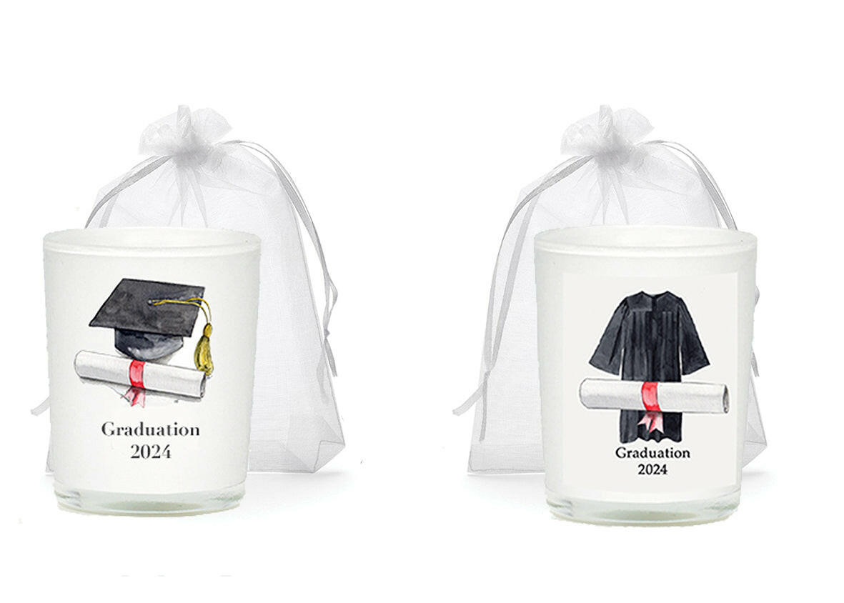 Graduation Gown Candle & Organza Bag Candles Crumble and Core   