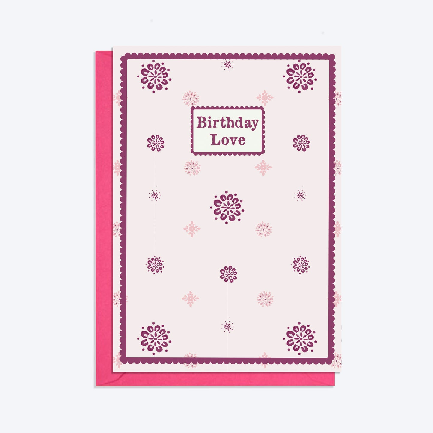 Gold Pearlescent Pendant Necklace and Birthday Love Card Gift Set