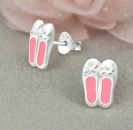 Sterling Silver Earrings – Lightweight Ballet Studs for Dancers | Hypoallergenic Gift - Crumble and Core