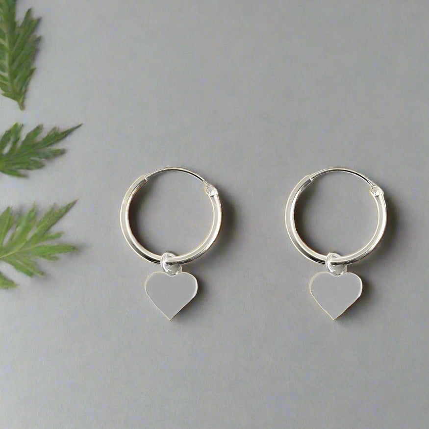 Sterling Silver Huggie Hoop Earrings - Chic Gift Boxed Present for Her