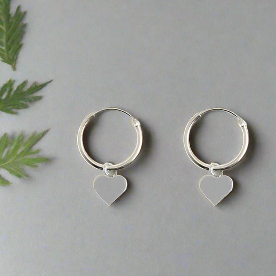 Sterling Silver Huggie Hoop Earrings - Chic Gift Boxed Present for Her