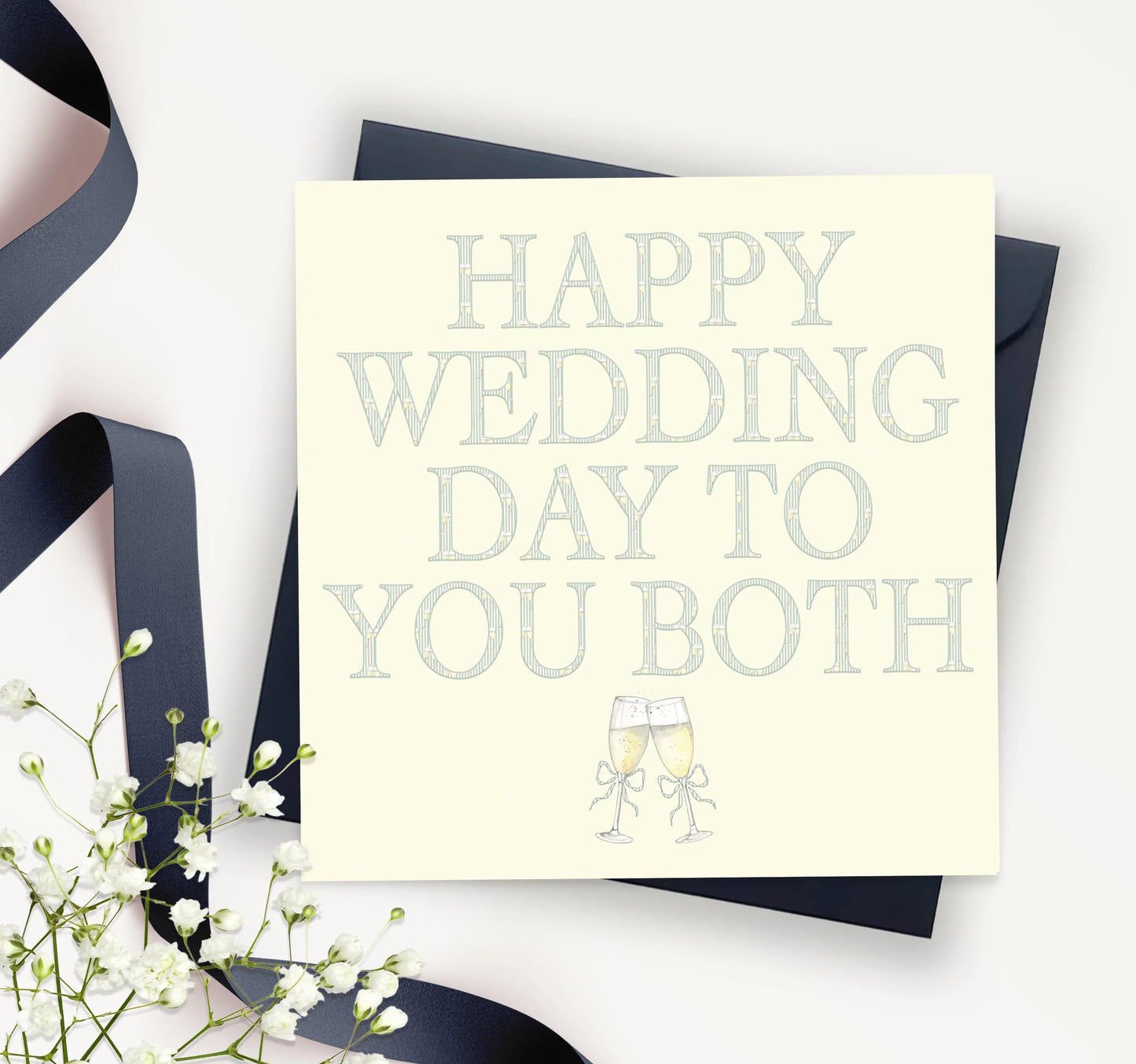 Wedding Letters Greeting Card-Perfect Wedding Greeting Card